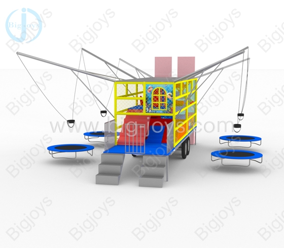 Multi games playground with trailer